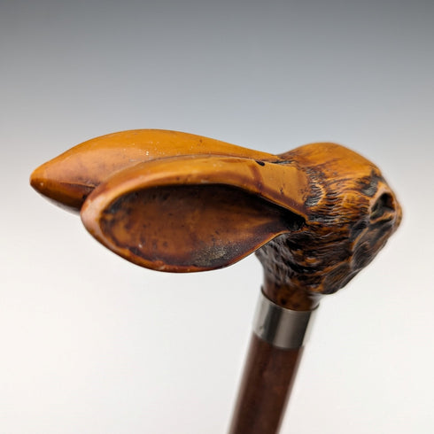 英國復古男用藤樹脂兔頭手柄 90 厘米